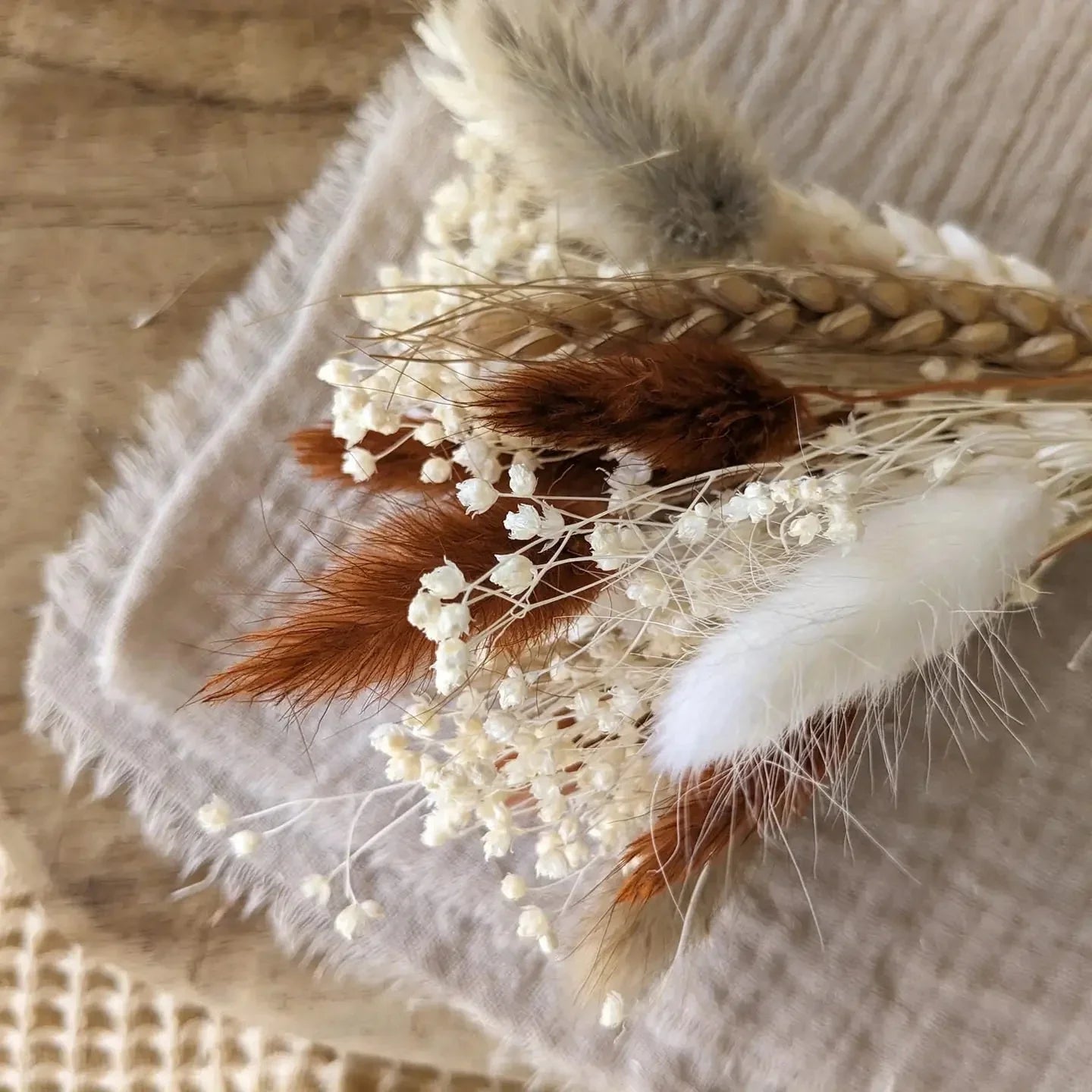 Masion Oline - Trockenblumen - COUNTY CHIC -  kleiner Strauß natürlicher Trockenblumen