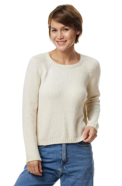 Apu Kuntur - Alpaka Rundhals Pullover ELLA – Baby Alpaka & Bio-Pima Baumwolle