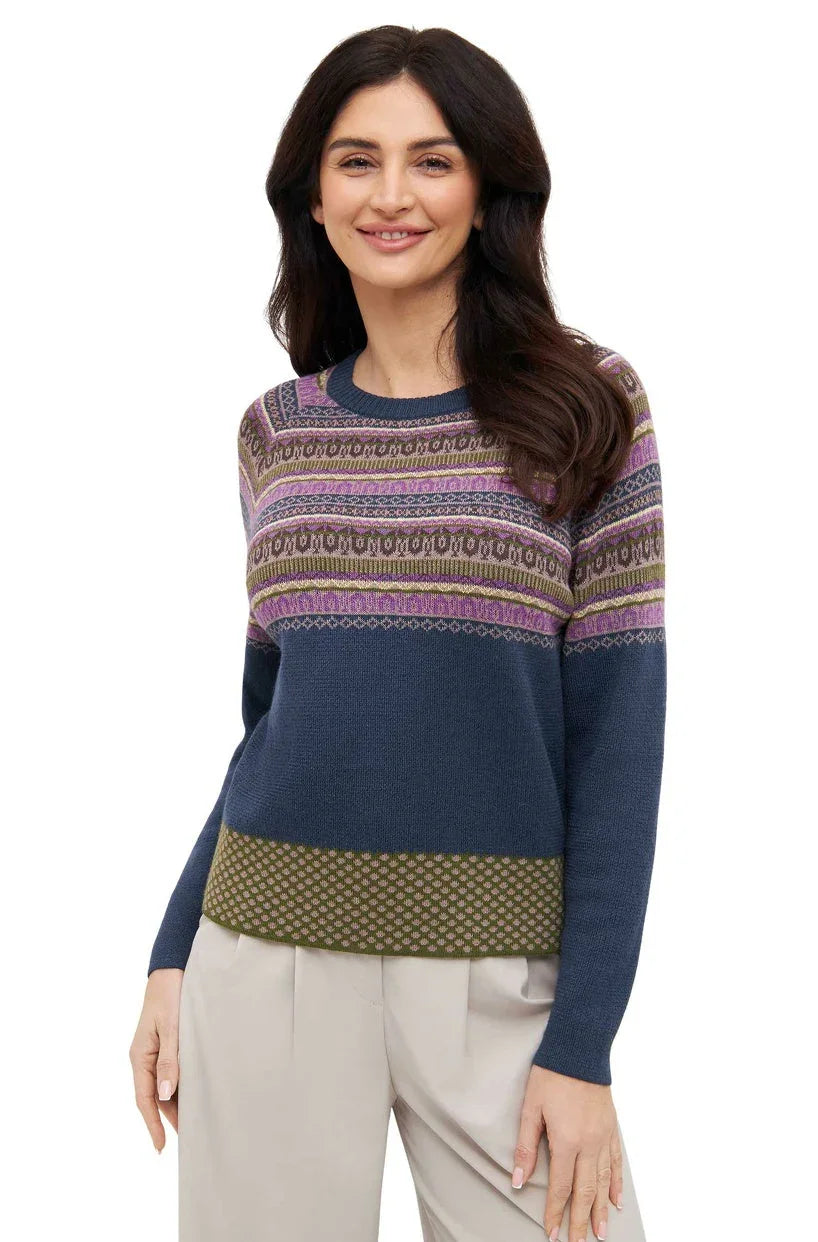 Apu Kuntur - Alpaka Pullover COLORES ANDEN – Kuscheliger Jacquard-Strick aus 100 % Baby Alpaka