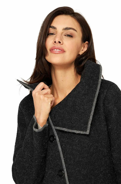 Apu Kuntur - Alpaka Mantel ASI – Damen Wollmantel aus Alpaka & Wolle