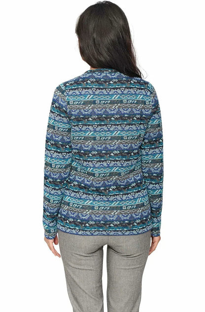 Apu Kuntur - Alpaka Strickjacke TAMIA – Jacquard-Cardigan aus 100% Baby Alpaka