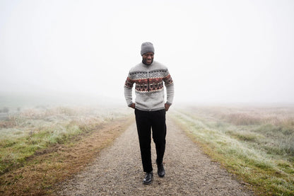 Apu Kuntur - Alpaka Strickjacke FIESTA – Herren-Jacke aus 100% Baby Alpaka