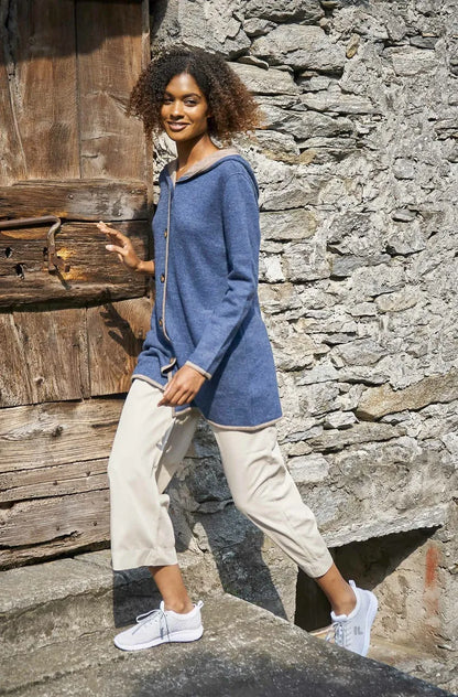 Apu Kuntur - Alpaka Mantel ALYSSA – Damen Parka aus Alpaka & Wolle