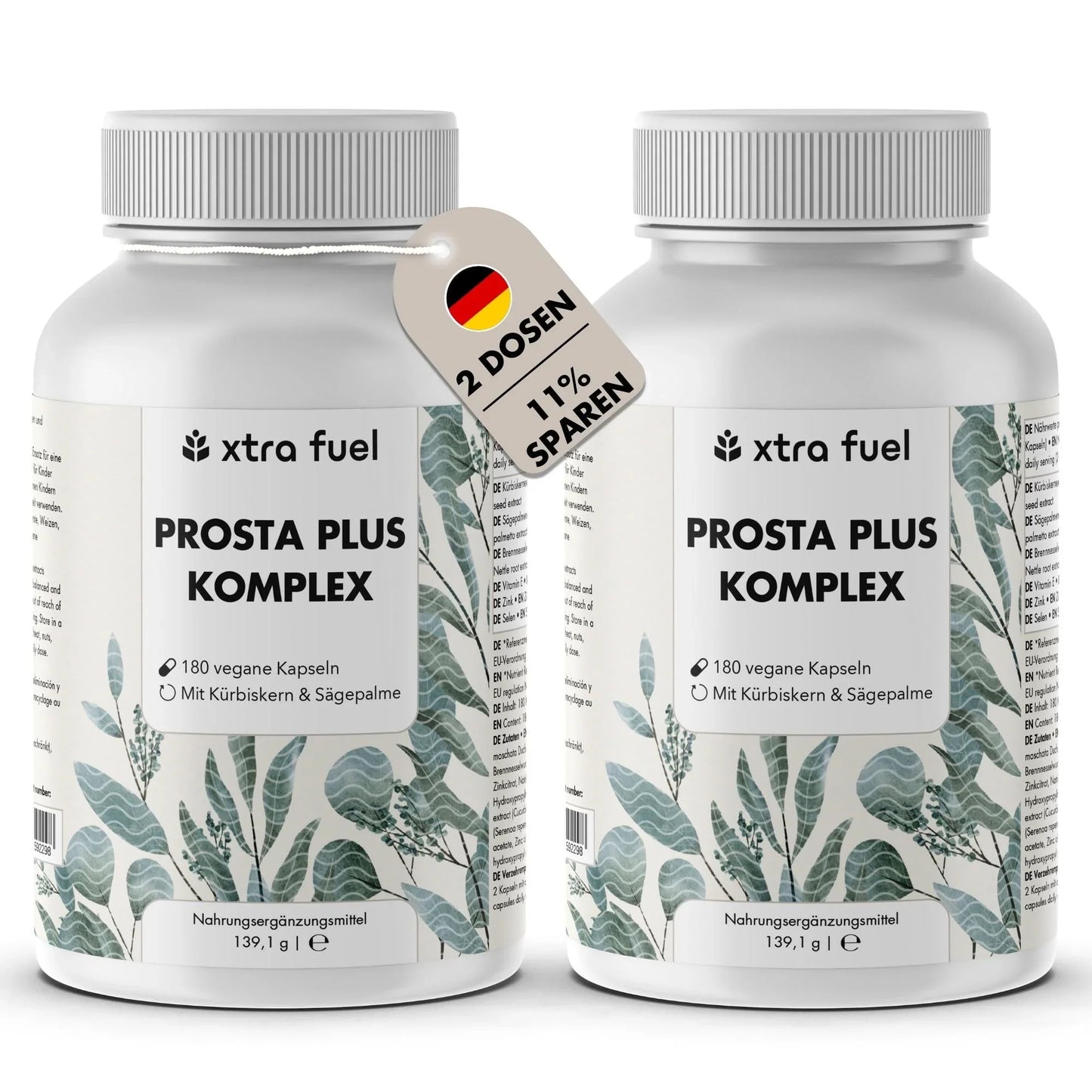 Prostata Kapseln - Prosta Plus Komplex - Effektive Formel mit Kürbiskern & Sägepalme - BLACK ELIXIR - Maison de Parfum