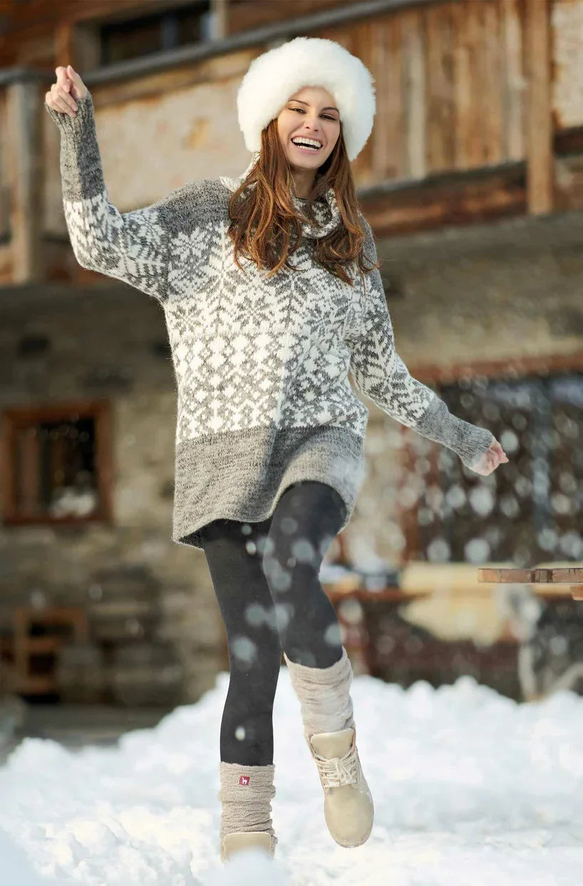 Apu Kuntur - Alpaka Fellmütze - 100% Alpaka-Fell