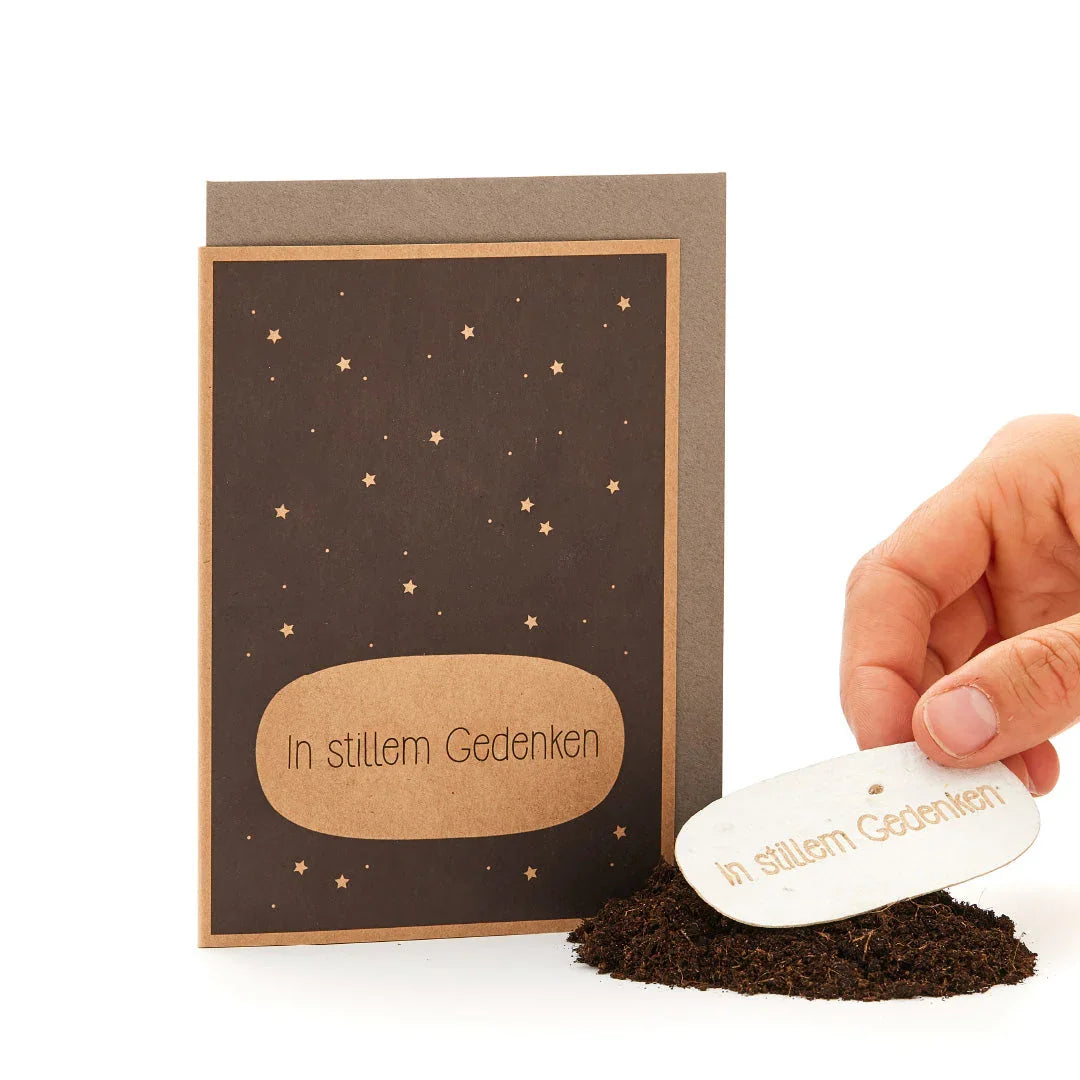 Trauerkarte "In stillem Gedanken"