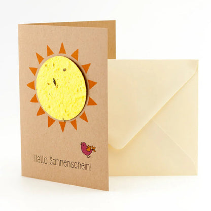 Grußkarte "Hallo Sonnenschein"