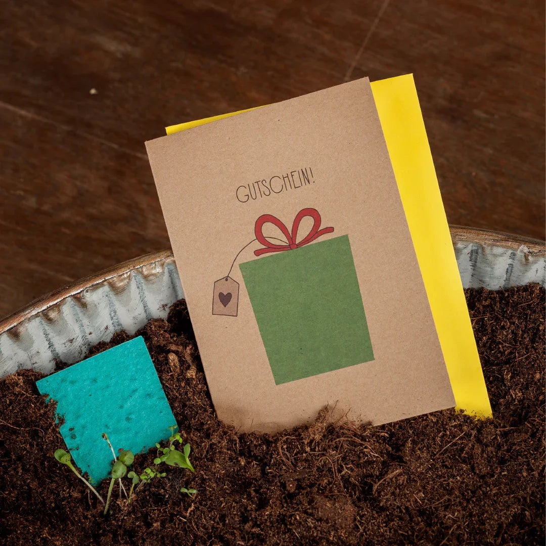 Grußkarte "Gutschein"