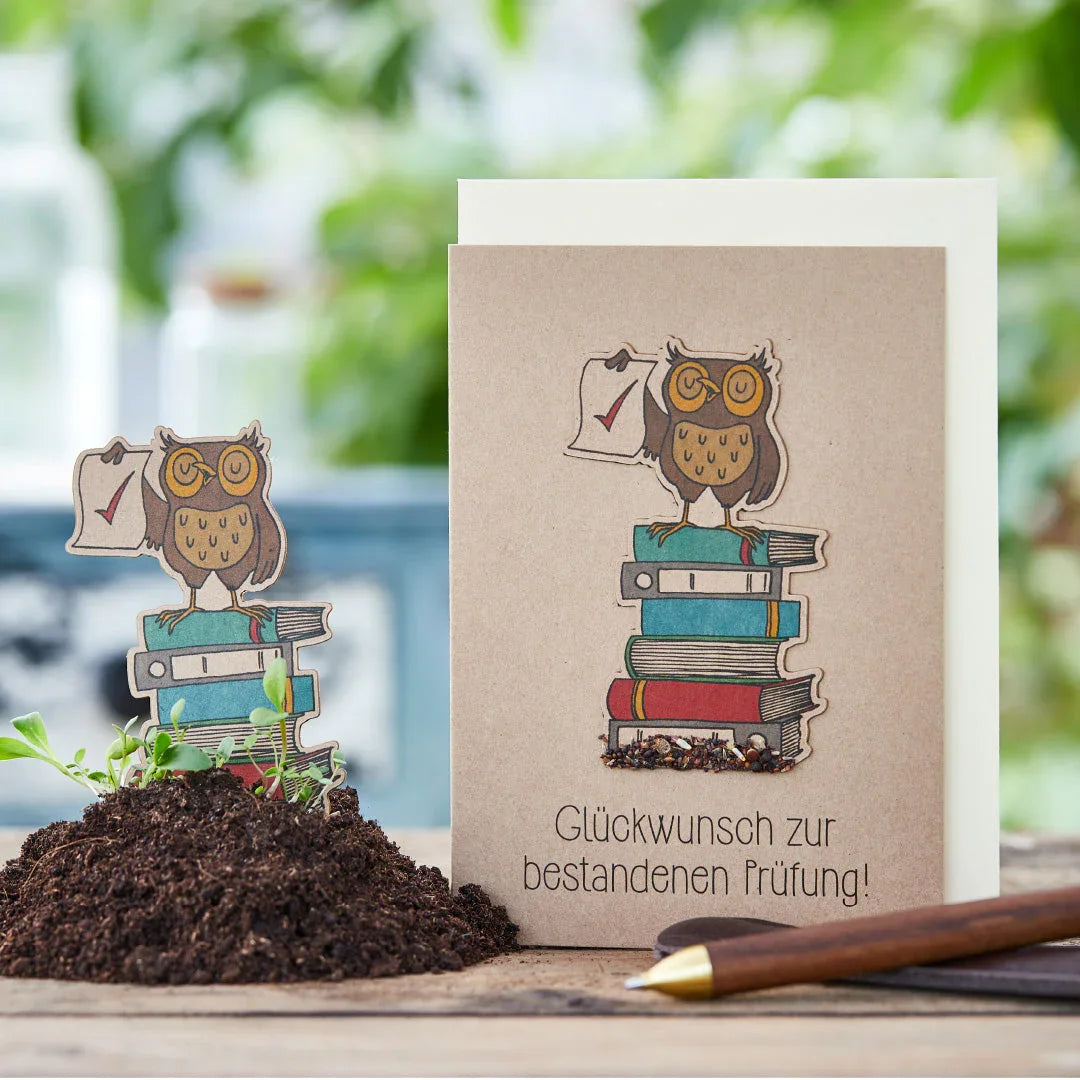 Grußkarte "Bestandene Prüfung"