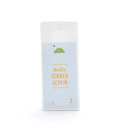 5 Samenbomben "Sonnenschein"