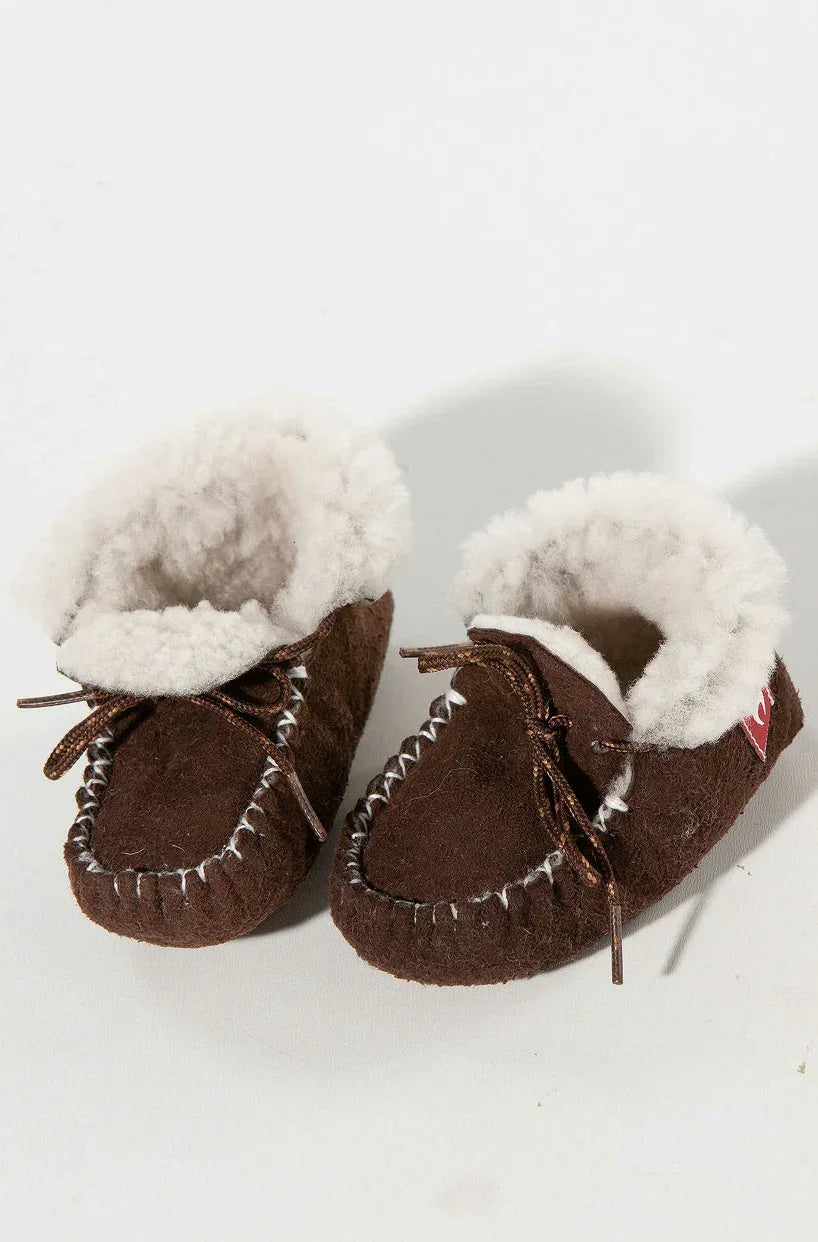 Apu Kuntur - Kinder- Fellpantoffeln - 100% Lammfell