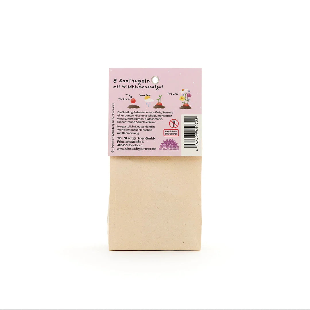 Fantasie ist gut - Bunte Blumenmurmeln