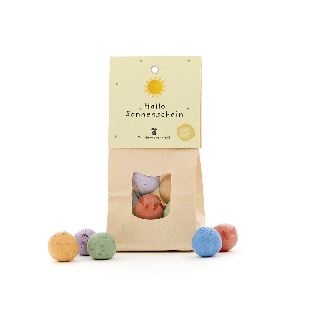 Hallo Sonnenschein - Bunte Blumenmurmeln