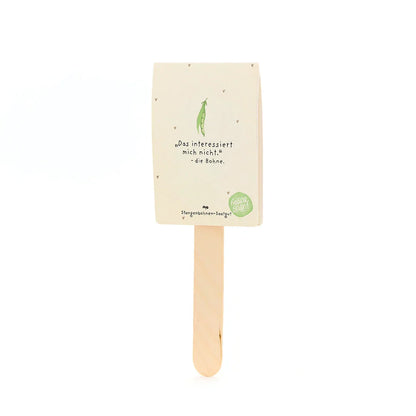 "Das interessiert mich nicht." - Die Bohne. - Saatgruß (BIO)