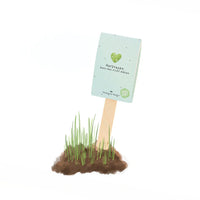 Herzrasen kann man nicht mähen - Saatgruß