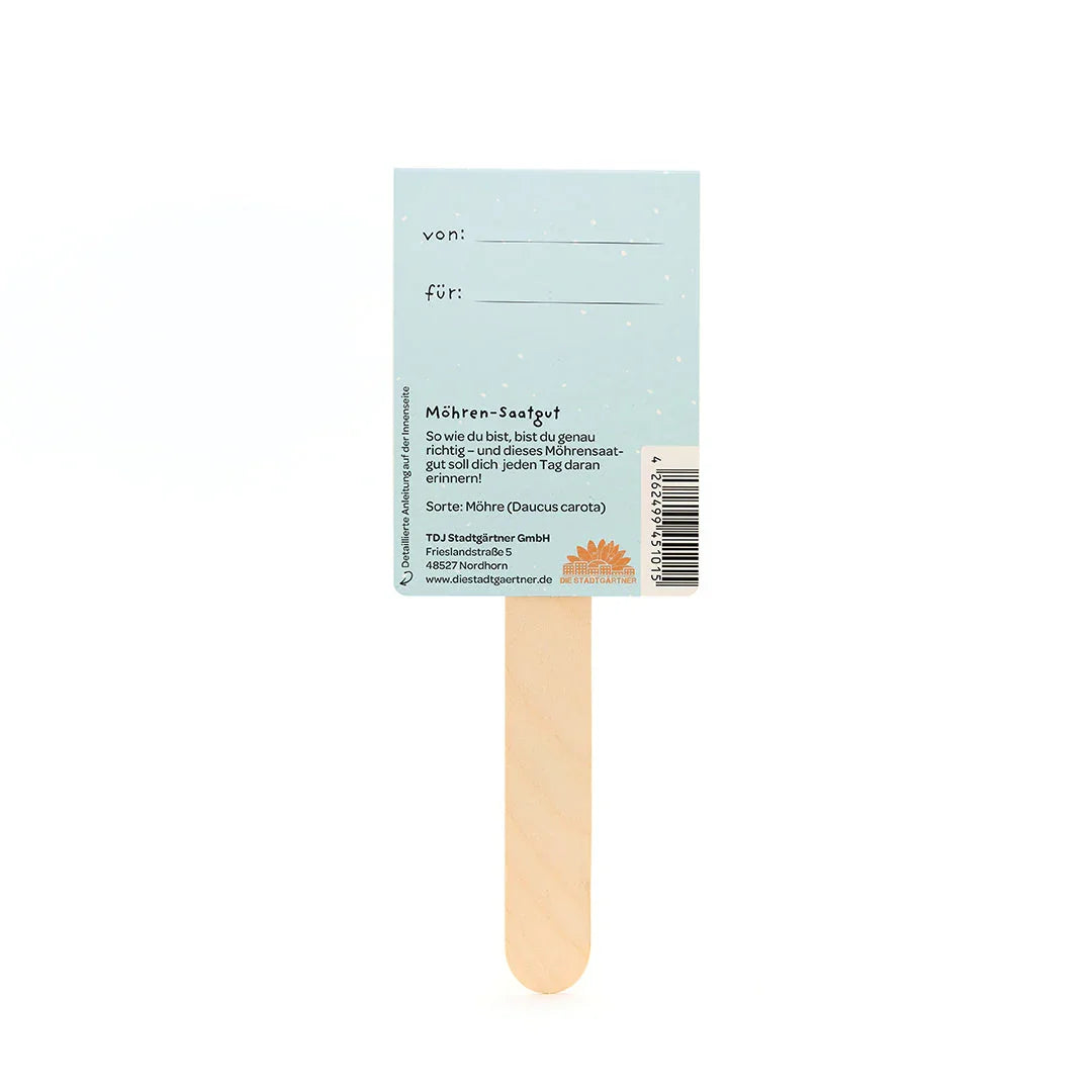 Ich mag dich mit all deinen Karotten - Saatgruß (BIO)