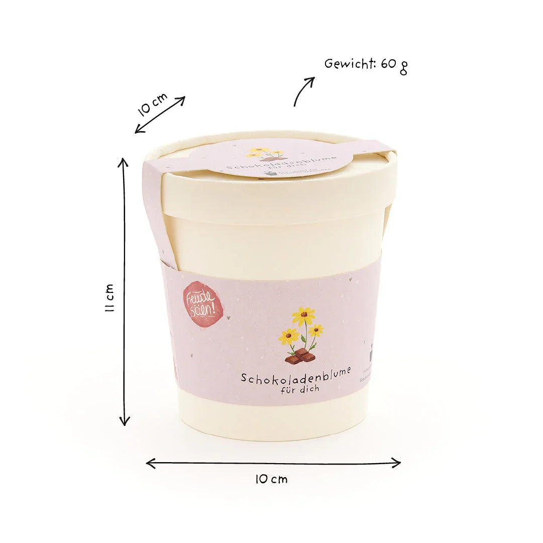 Schokoladenblume - Becher