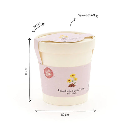 Schokoladenblume - Becher