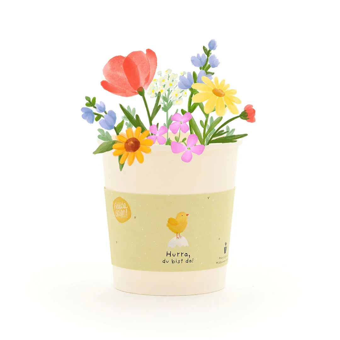 Hurra, du bist da - Becher