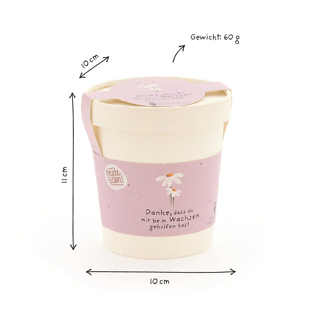 Danke, dass du mir beim Wachsen geholfen hast - Becher