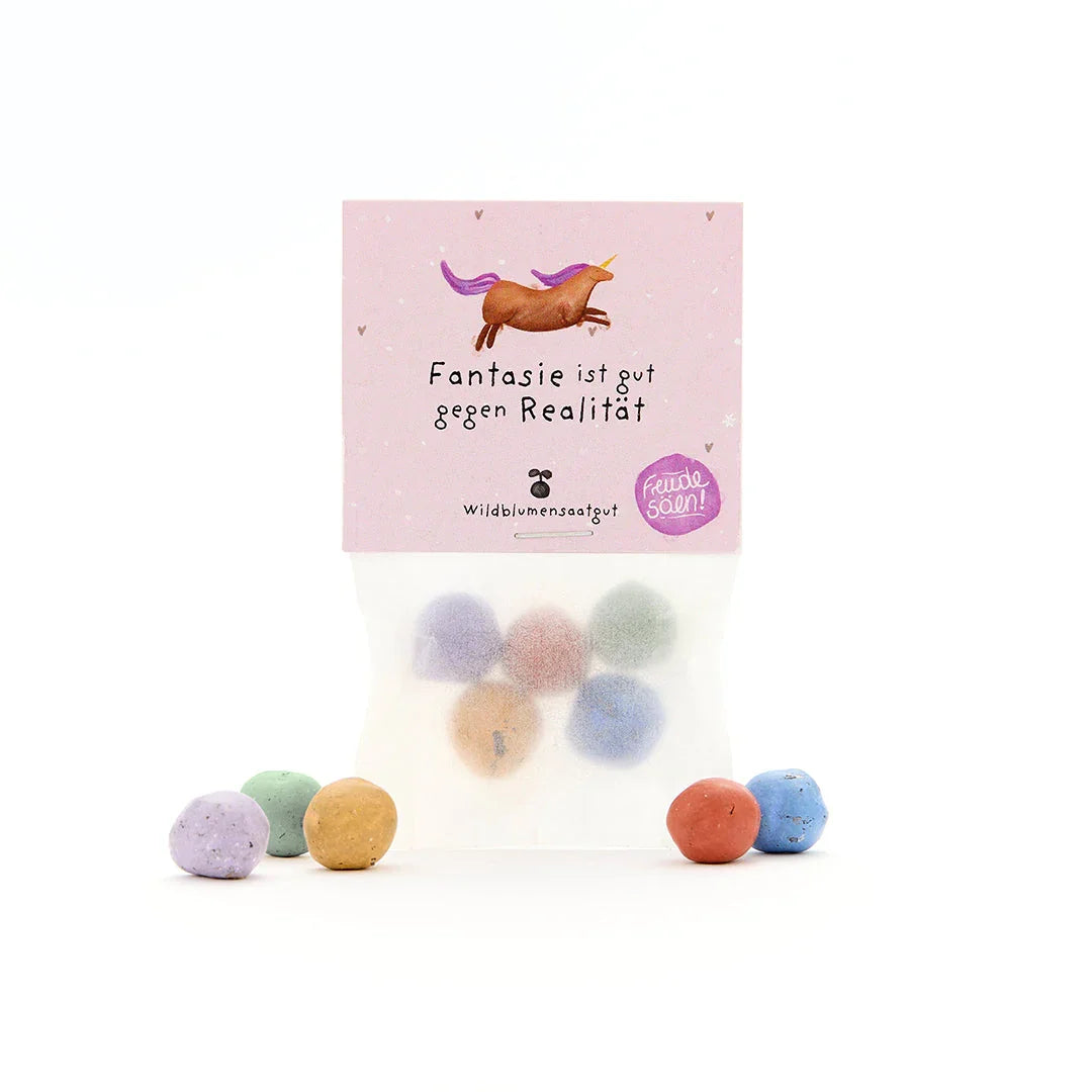 5 Blumenmurmeln im Tütchen 