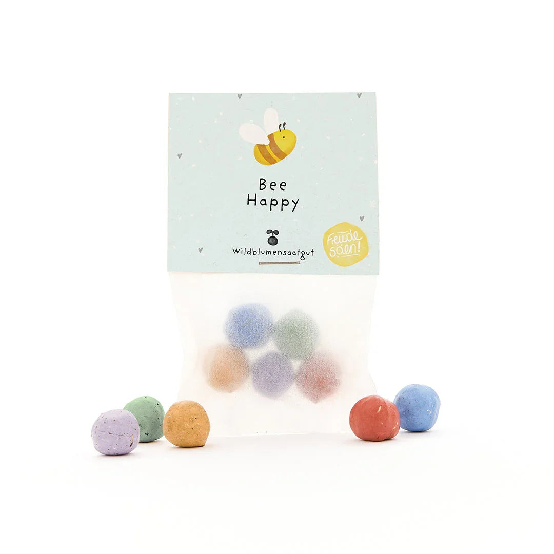 5 Blumenmurmeln im Tütchen 