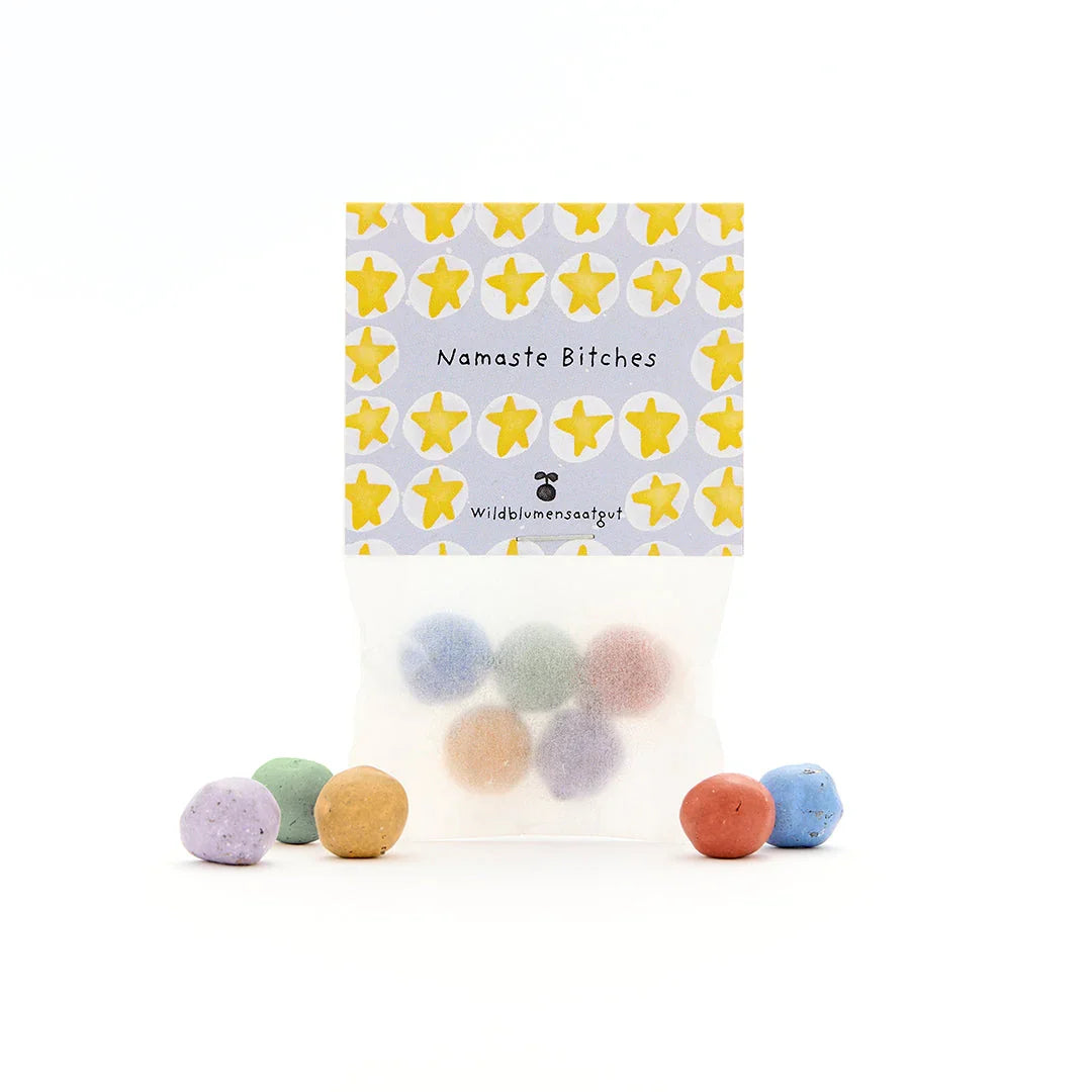 5 Blumenmurmeln im Tütchen 