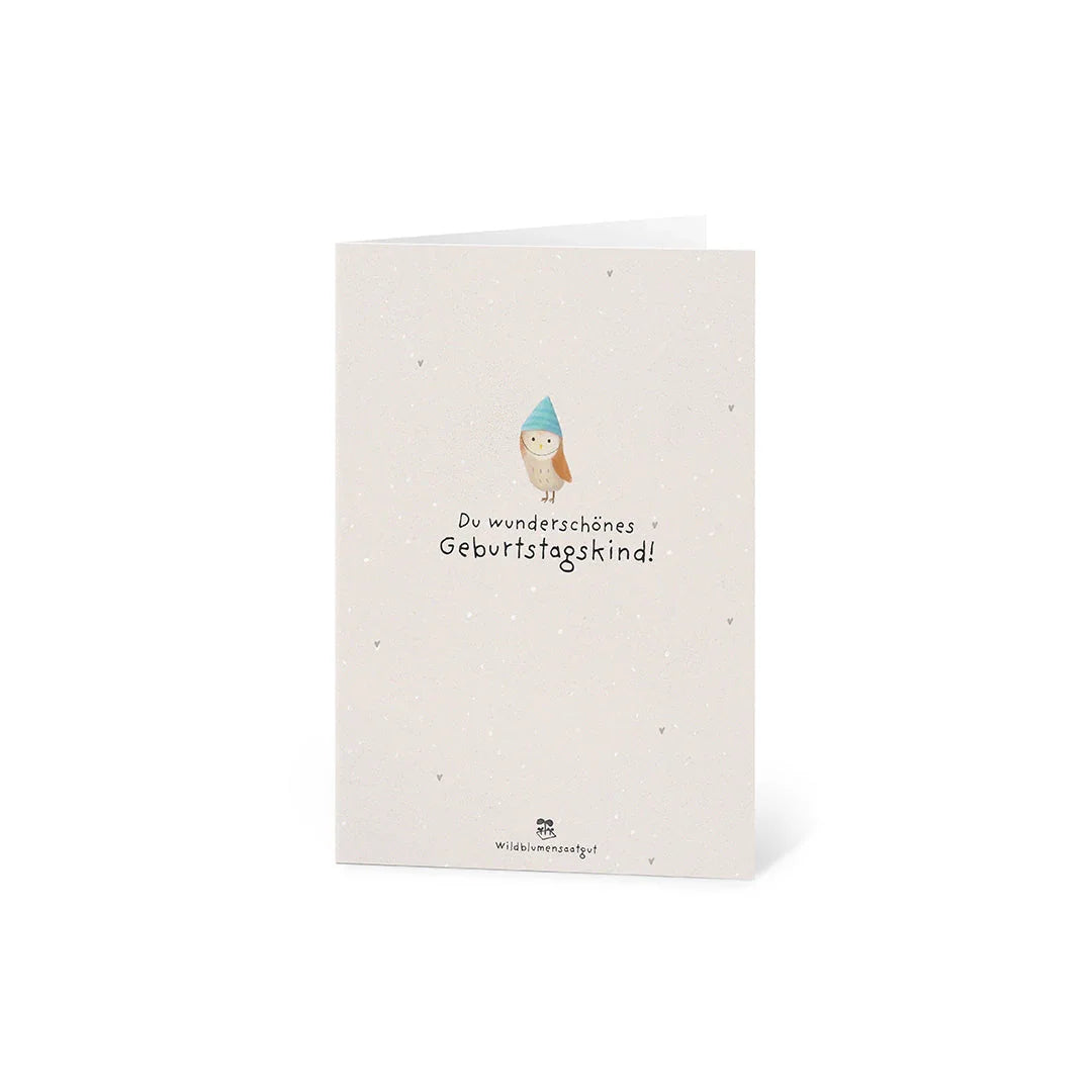 Grußkarte - Du wunderschönes Geburtstagskind