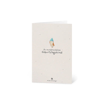 Grußkarte - Du wunderschönes Geburtstagskind