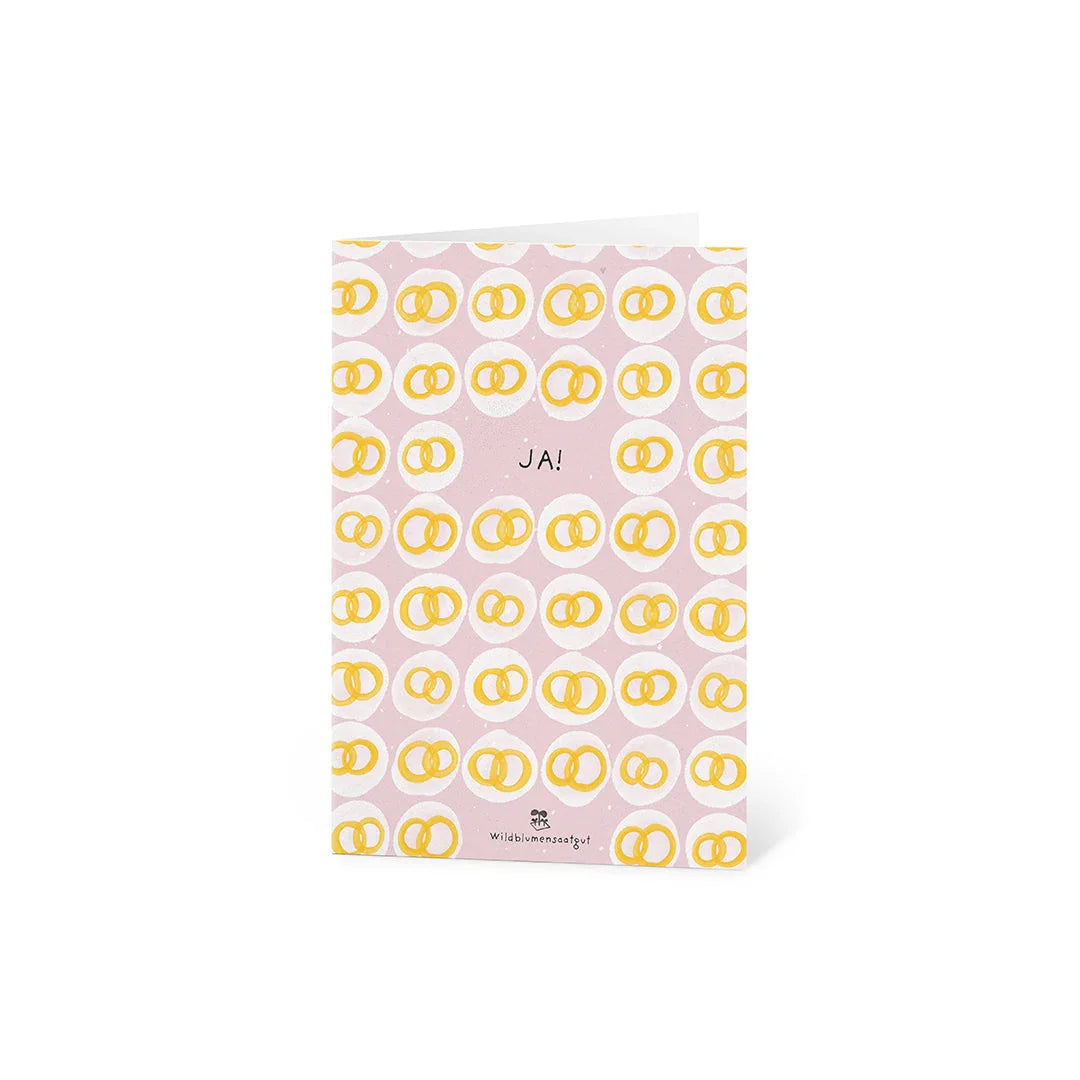 Grußkarte - Ja!