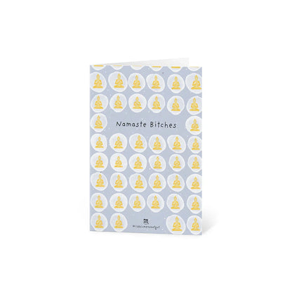 Grußkarte - Namaste Bitches
