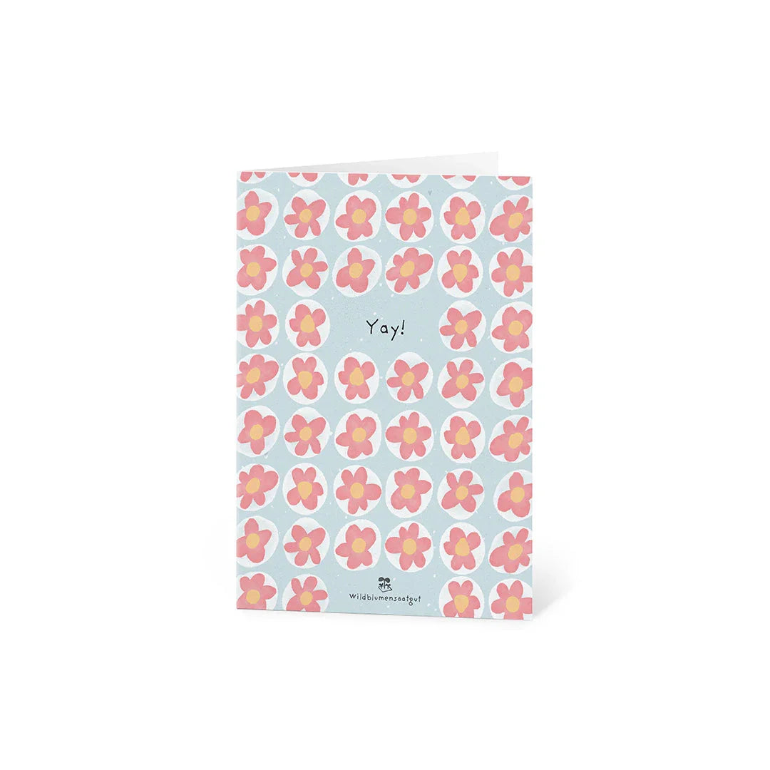 Grußkarte - Yay!