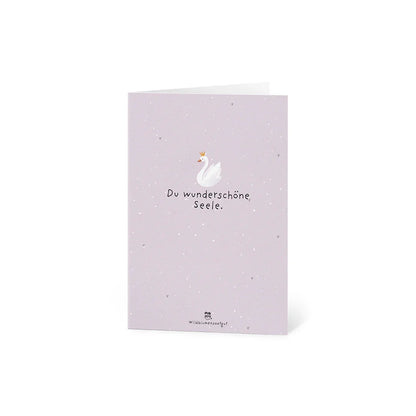 Grußkarte - Du wunderschöne Seele