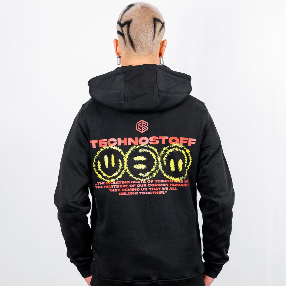 Off Track Premium Hoodie (schwarz, unisex)