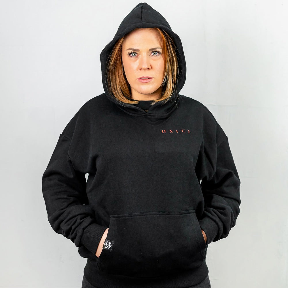 Unity Ultra Heavy Hoodie (unisex, schwarz)