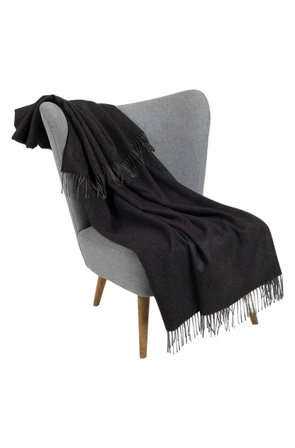 Apu Kuntur - Alpaka Decke - Fischgrat - 100% Baby-Alpaka