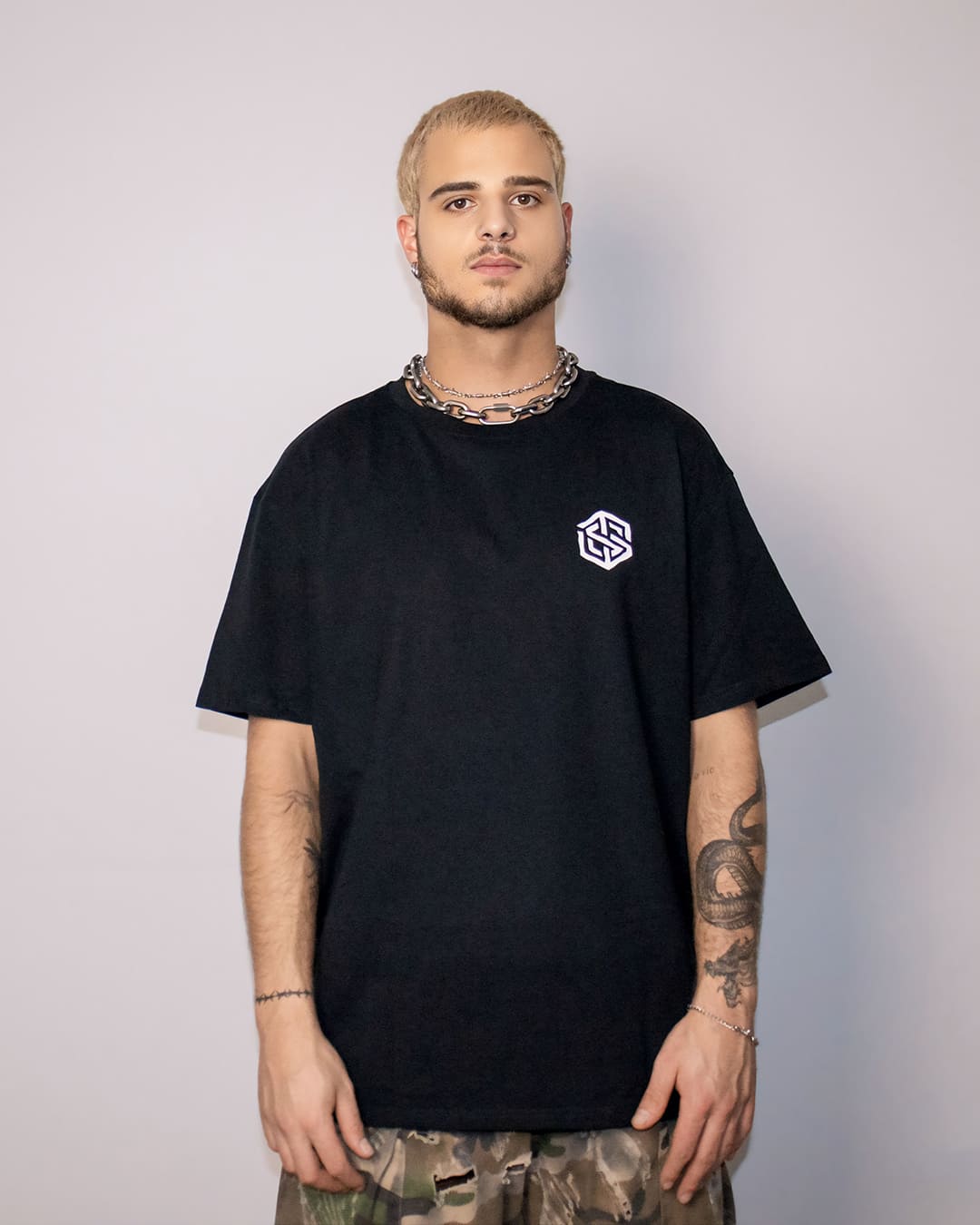 Happiness T-Shirt (unisex, schwarz)