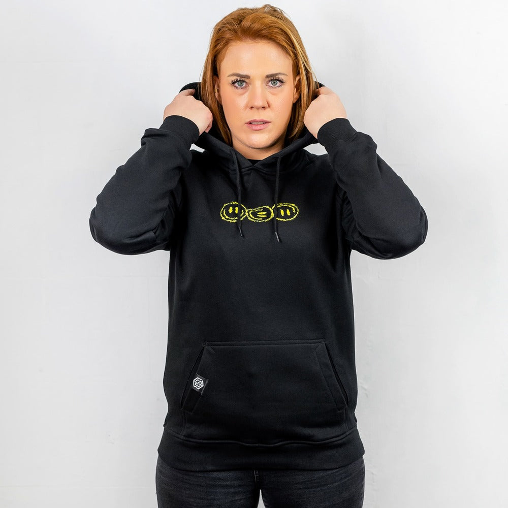 Off Track Premium Hoodie (schwarz, unisex)