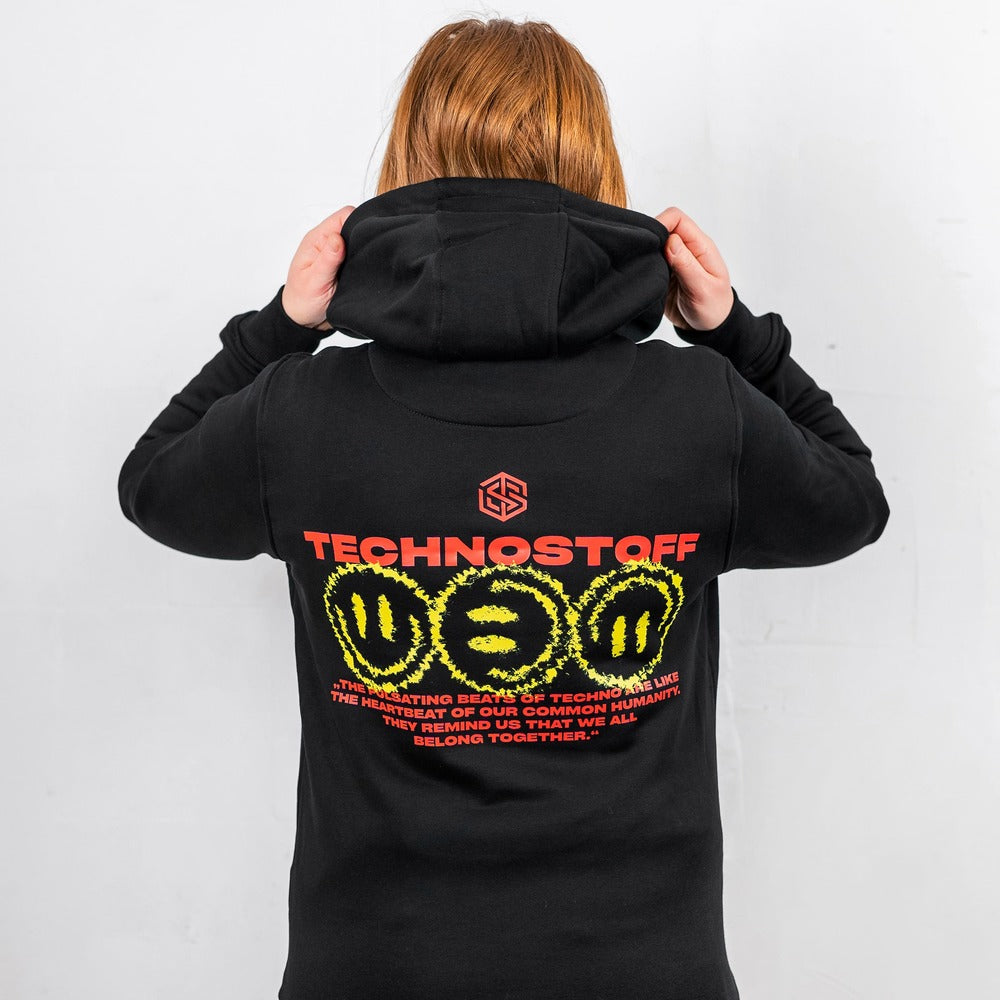 Off Track Premium Hoodie (schwarz, unisex)