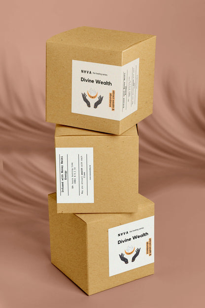 Divine Wealth, Handcrafted Soy Candle