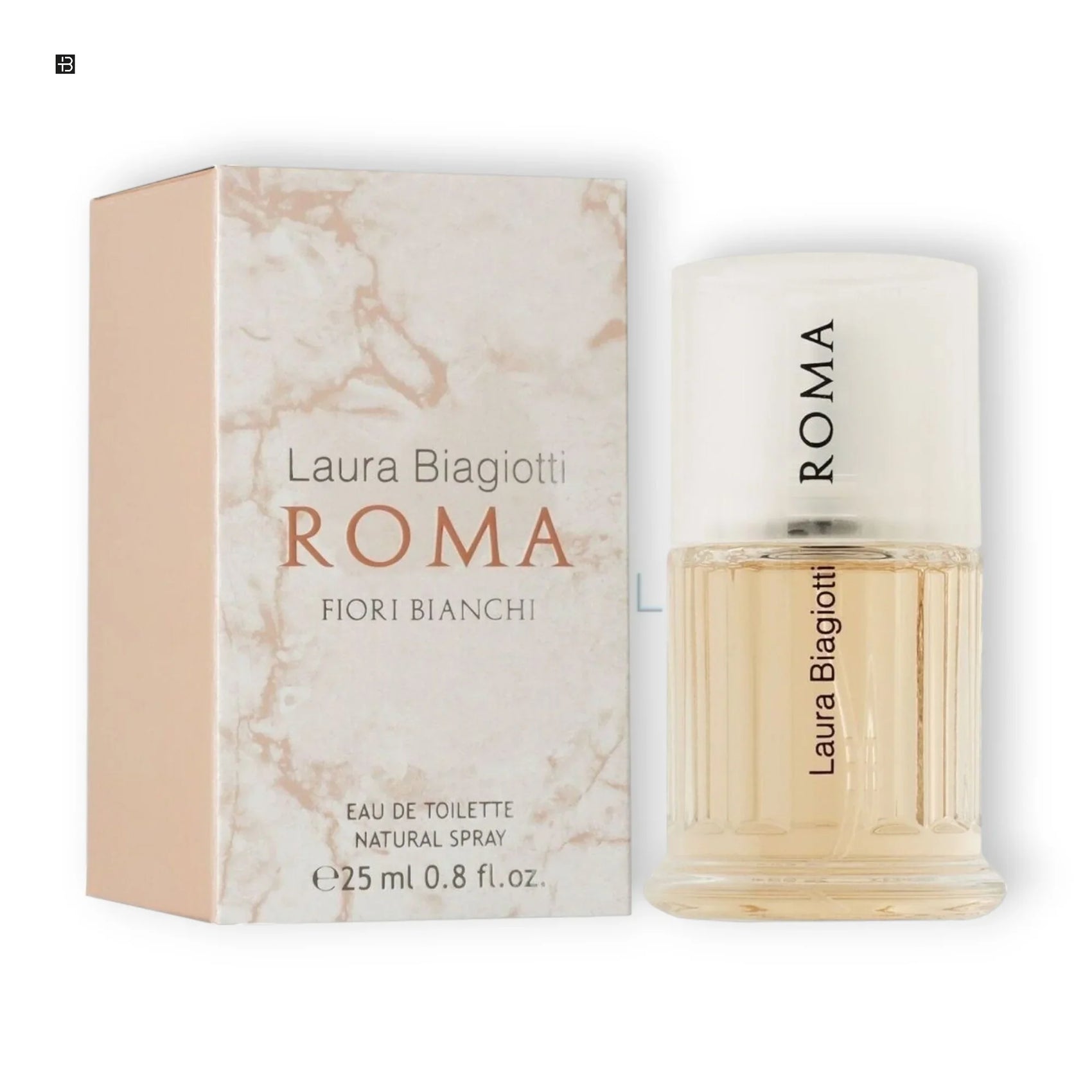 Laura Biagiotti Roma Fiori Bianchi Eau de Toilette - BLACK ELIXIR - Maison de Parfum