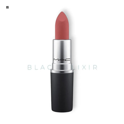 MAC Powder Kiss Lipstick - BLACK ELIXIR - Maison de Parfum