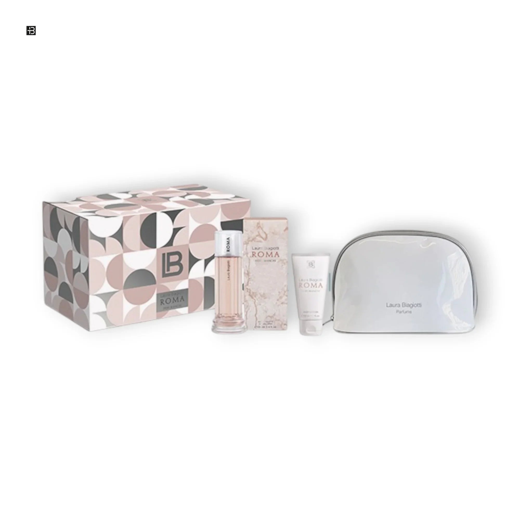 Laura Biagiotti – Roma Fiori Bianchi Eau de Toilette Geschenkset - BLACK ELIXIR - Maison de Parfum