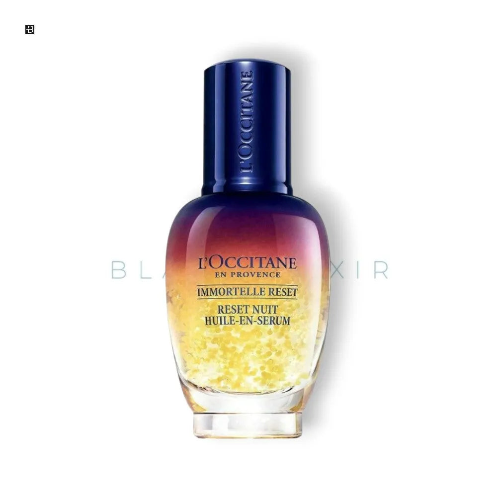L`Occitane Immortelle Reset Reset Nuit Huile-En-Serum - BLACK ELIXIR - Maison de Parfum