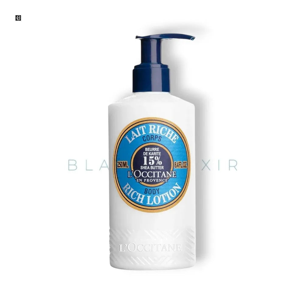 L`Occitane Rich Body Lotion 15% Shea Butter - BLACK ELIXIR - Maison de Parfum