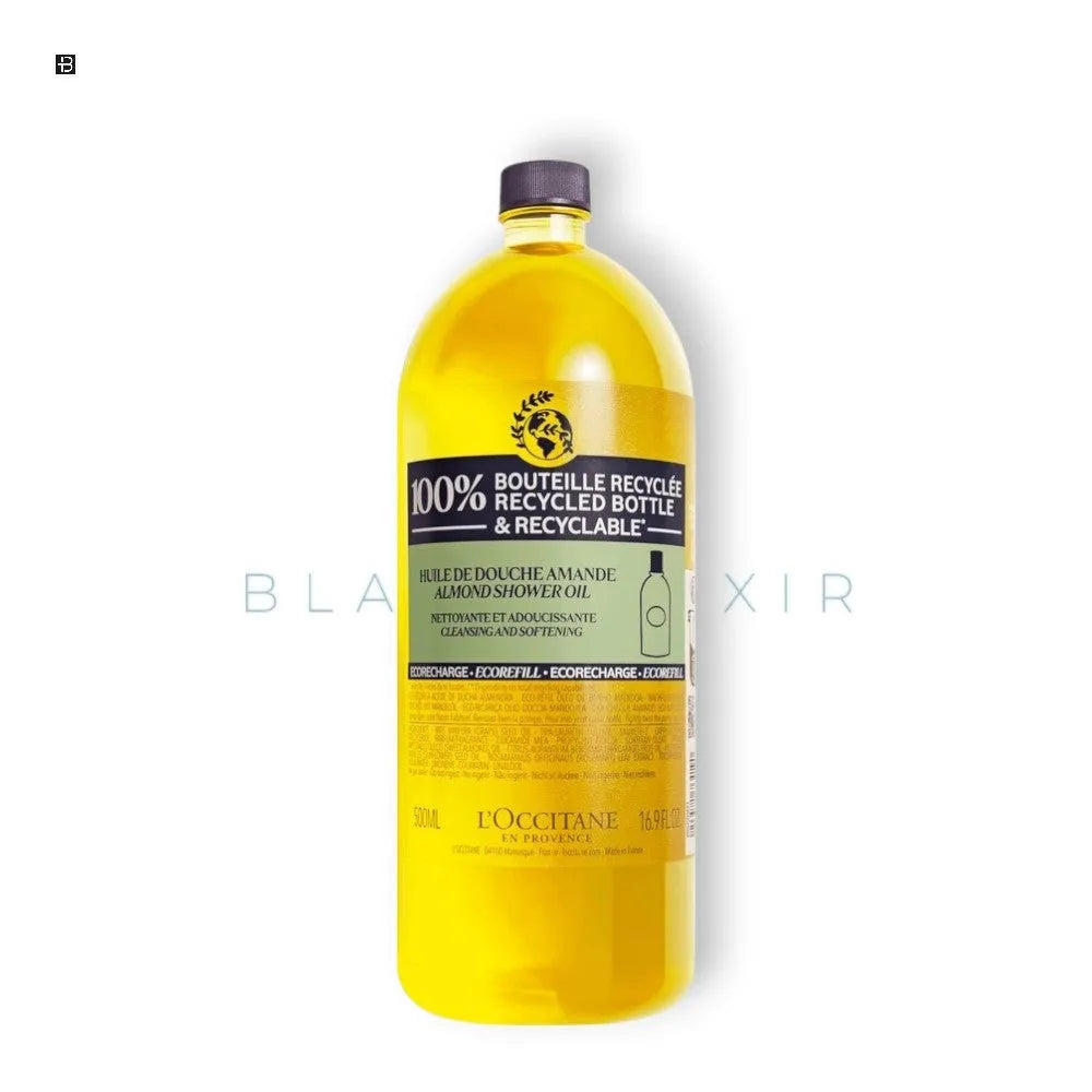 L`Occitane Shower oil Almond Refill Cleansing and Softening - BLACK ELIXIR - Maison de Parfum