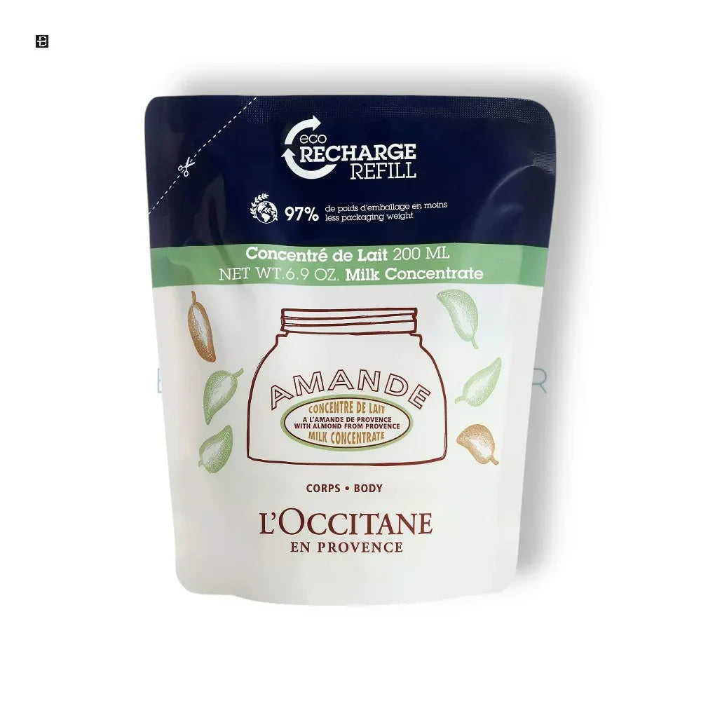 L`Occitane Milk Concetrate Refill with almond oil