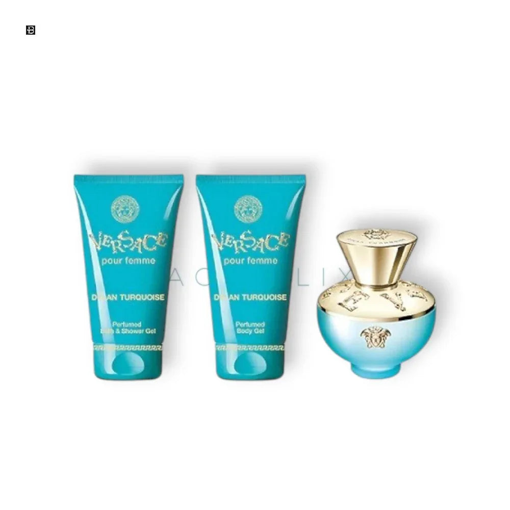 Versace Dylan Turquoise Pour Femme Duftset Eau de Toilette - BLACK ELIXIR - Maison de Parfum