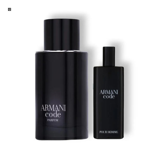 Giorgio Armani Code Parfum Set 75 ml - BLACK ELIXIR - Maison de Parfum