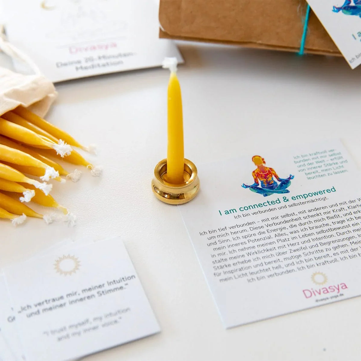 20-Minuten-Kerzen | I am enough & worthy